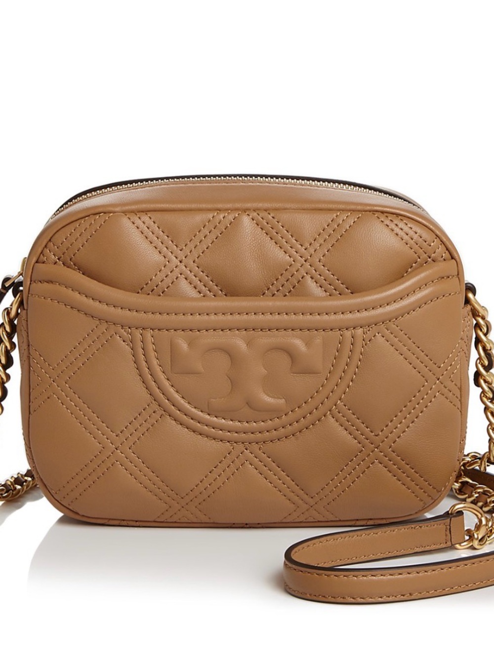 Tory Burch Fleming Quilted Leather Crossbody Bag